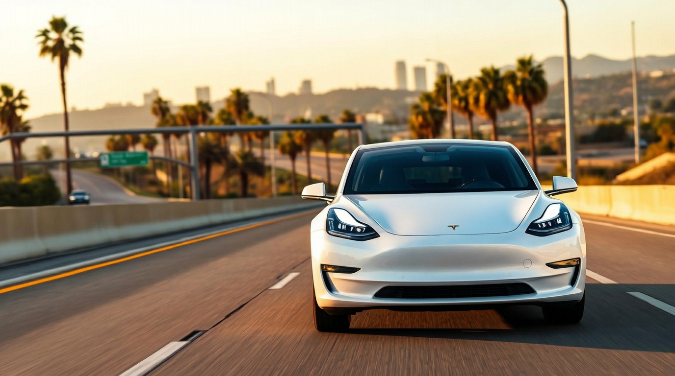 Tesla Autopilot defect on California freeway