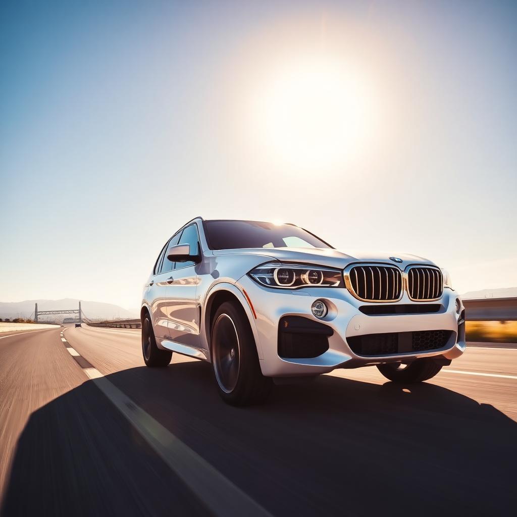 BMW vehicle on a California road